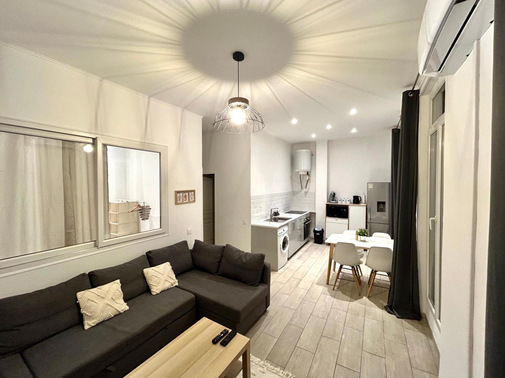 Lumineux 2 Pieces - Centre-Ville Climatise - Netflix Prime Canal - Bien Place Marseille Bagian luar foto